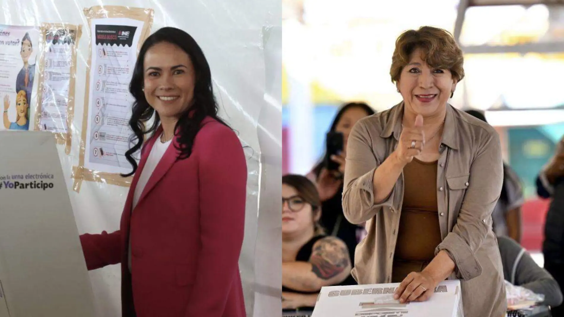 Elecciones Edomex 2023 Alejandra del Moral y Delfina Gómez se dicen ganadoras de la gubernatura